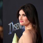 Idina Menzel opens up about her private battle with IVF. Here, she attends Disney's "Disenchanted" P...