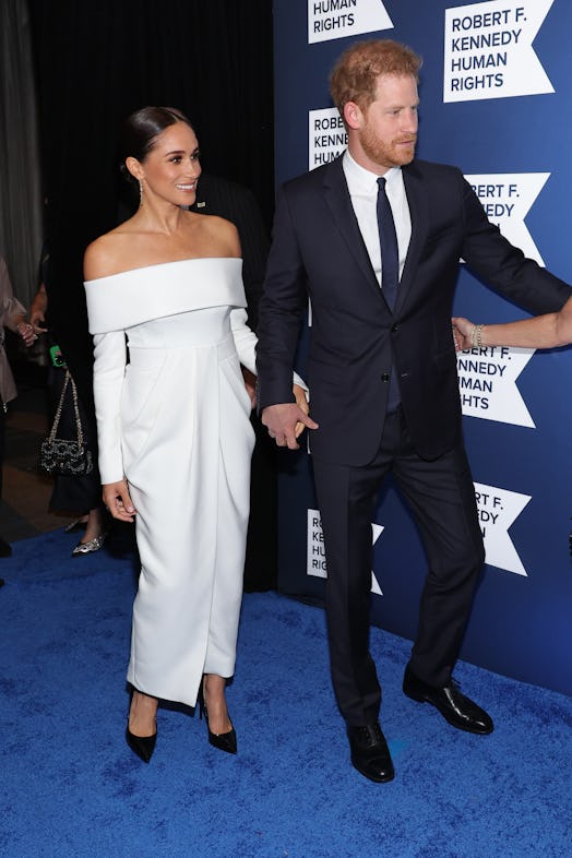 Meghan, Duchess of Sussex and Prince Harry, Duke of Sussex attend the 2022 Robert F. Kennedy Human R...