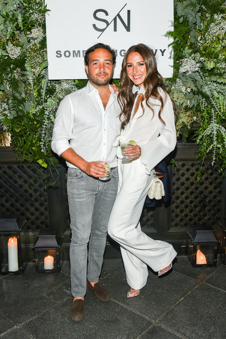 NEW YORK, NY - SEPTEMBER 05: Brandon Charnas (L) and Arielle Charnas attend Nordstrom's SOMETHING NA...