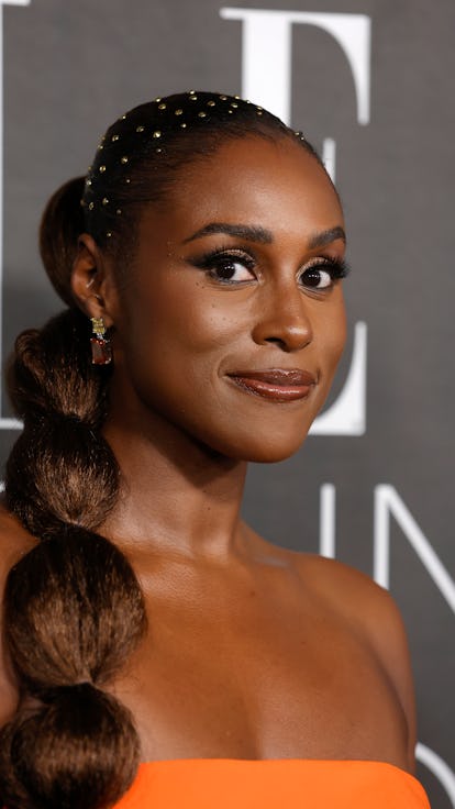 Issa Rae's Best Natural Hairstyles Ever, From Faux-Hawks To Bantu Knots
