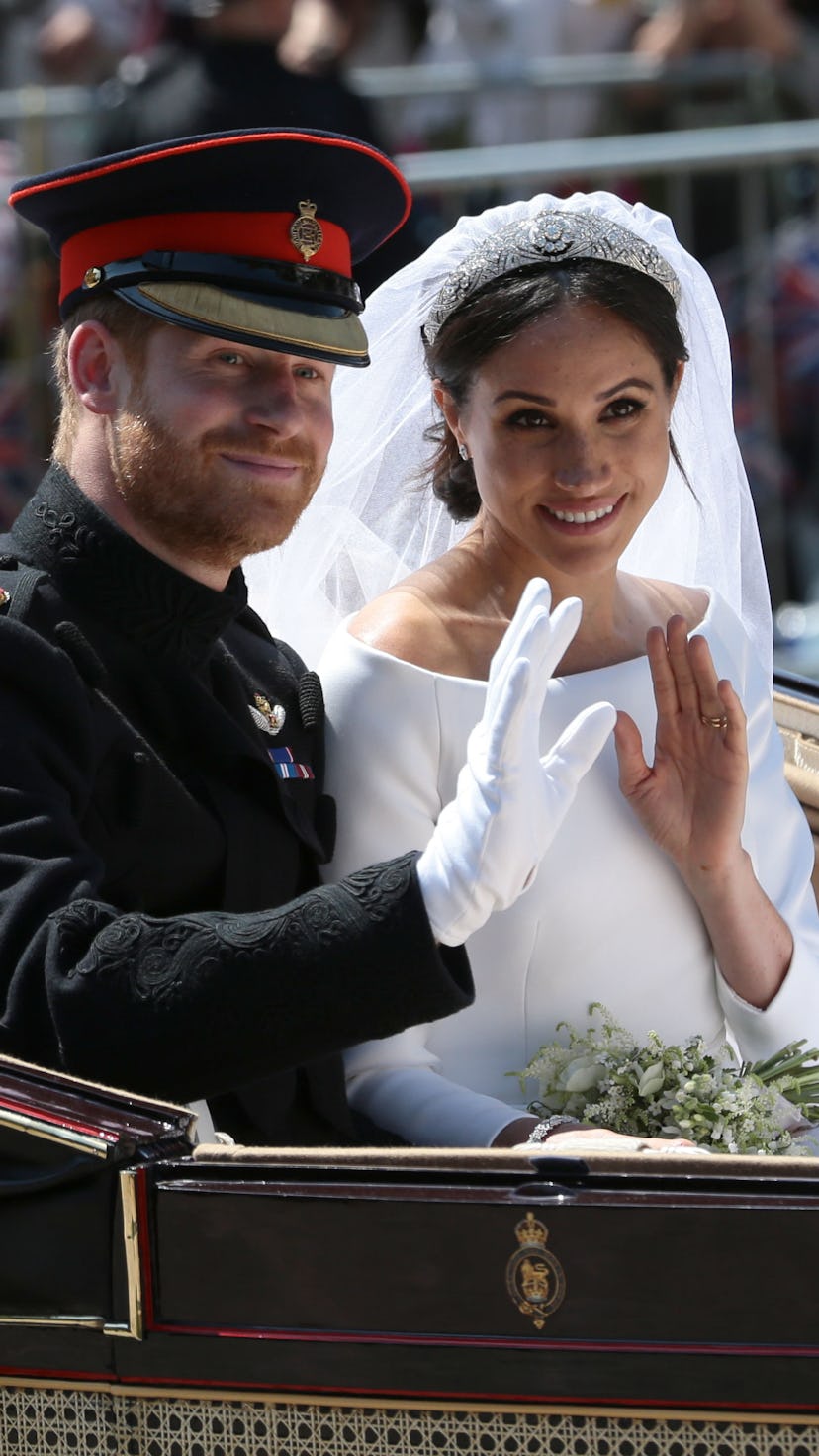 Prince Harry and Meghan Markle were married on May 19, 2018, in England.