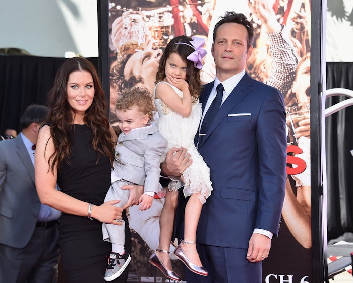 HOLLYWOOD, CA - MARCH 04: Kyla Weber, Vernon Lindsay Vaughn, Lochlyn Kyla Vaughn and actor Vince Va...