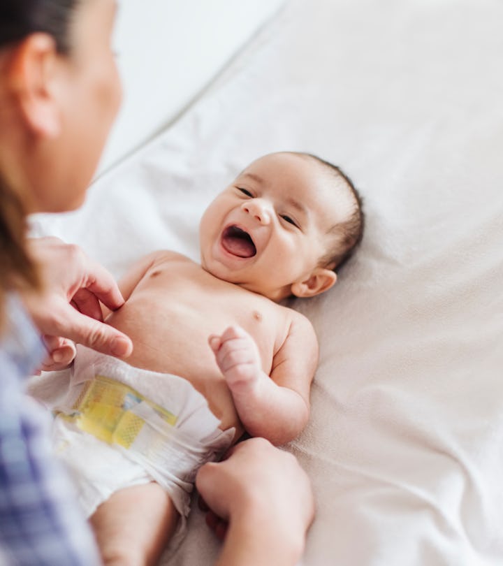 is cornstarch good for diaper rashes? a mom and baby playing