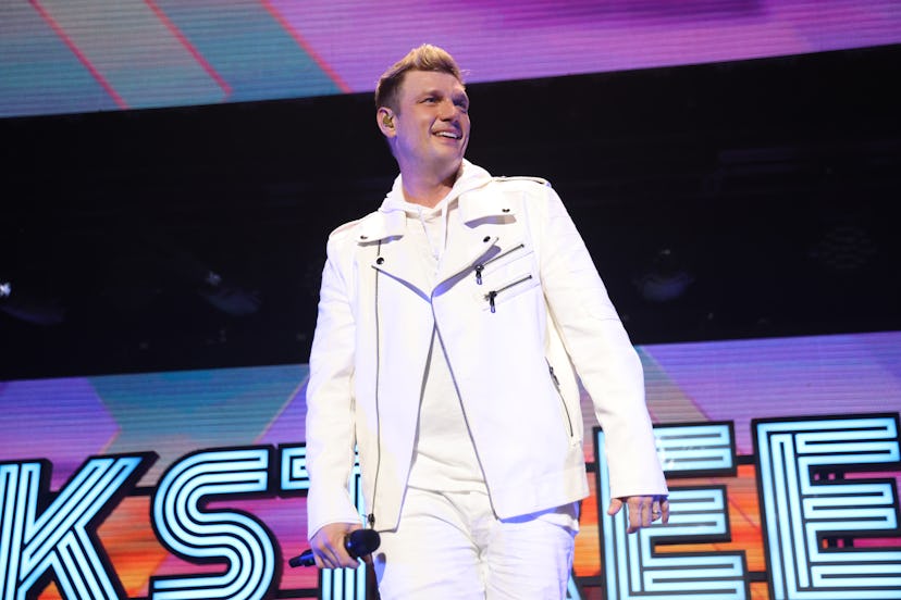 Nick Carter of the Backstreet Boys performs during iHeartRadio Channel 95.5’s Jingle Ball 2022 on De…