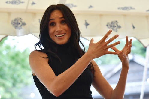 Meghan Markle, The Tig founder, giving a talk in London