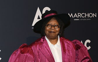 NEW YORK, NEW YORK - NOVEMBER 02: Whoopi Goldberg attends the 2021 ACE Awards at Cipriani 42nd Stree...