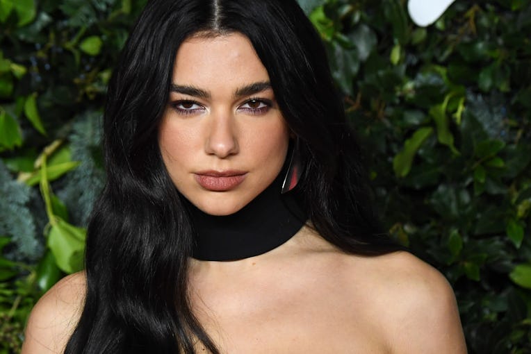 LONDON, ENGLAND - NOVEMBER 29: Dua Lipa attends The Fashion Awards 2021 at the Royal Albert Hall on ...