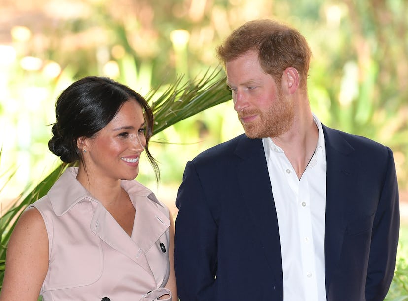 Meghan, Duchess of Sussex and Prince Harry, Duke of Sussex attend a reception in South Africa