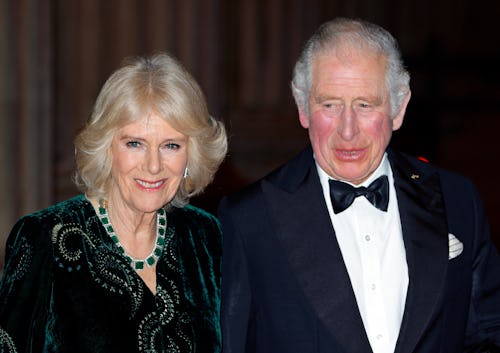 Camilla, Duchess of Cornwall and Prince Charles, Prince of Wales attend a reception to celebrate the...