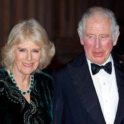 Camilla, Duchess of Cornwall and Prince Charles, Prince of Wales attend a reception to celebrate the...