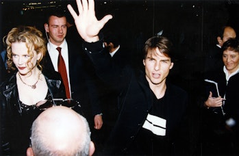 Nicole Kidman et Tom Cruise lors de la première du film 'Mission Impossible' le 19 octobre 1996 à Pa...