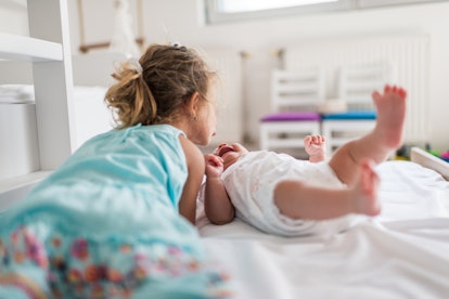 Use these big sister Instagram captions to announce your second baby's arrival.