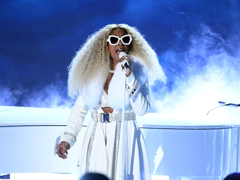 LOS ANGELES, CALIFORNIA - JUNE 23: Mary J. Blige performs onstage at the 2019 BET Awards on June 23,...