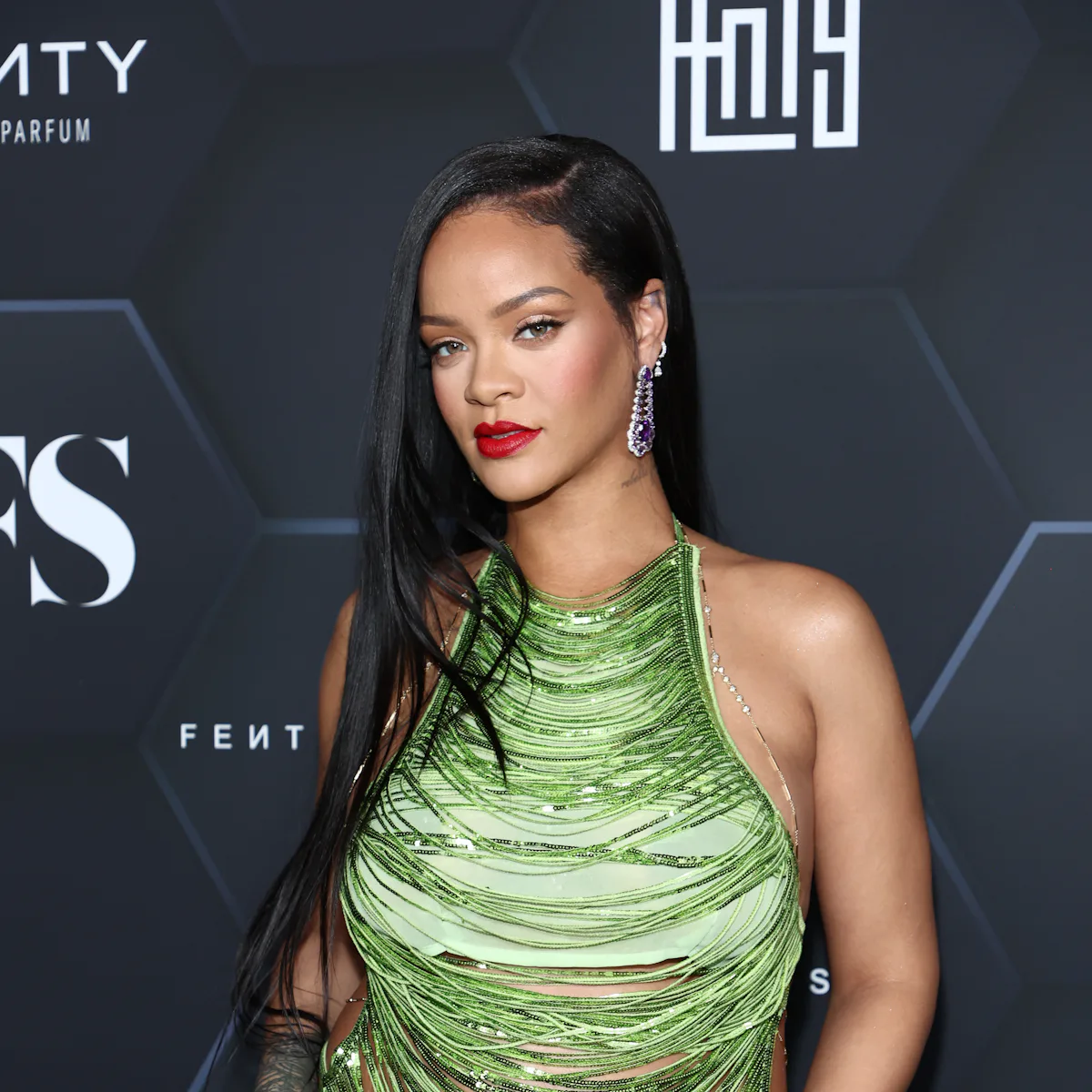 Rihanna Wore The Attico For Her Pregnancy Red Carpet Debut Rihanna Wore The Attico For Her Pregnancy Red Carpet Debut