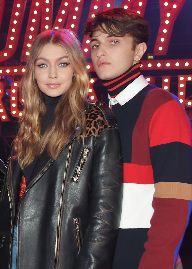 Gigi and Anwar Hadid's close relationship is exemplified through an old tattoo. Photo via Getty Imag...