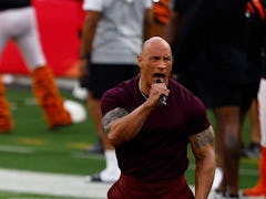 Tweets about The Rock at Super Bowl 2022 are so mixed.