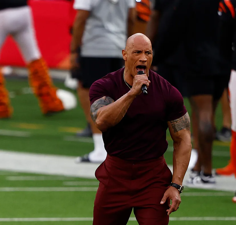 Tweets about The Rock at Super Bowl 2022 are so mixed.