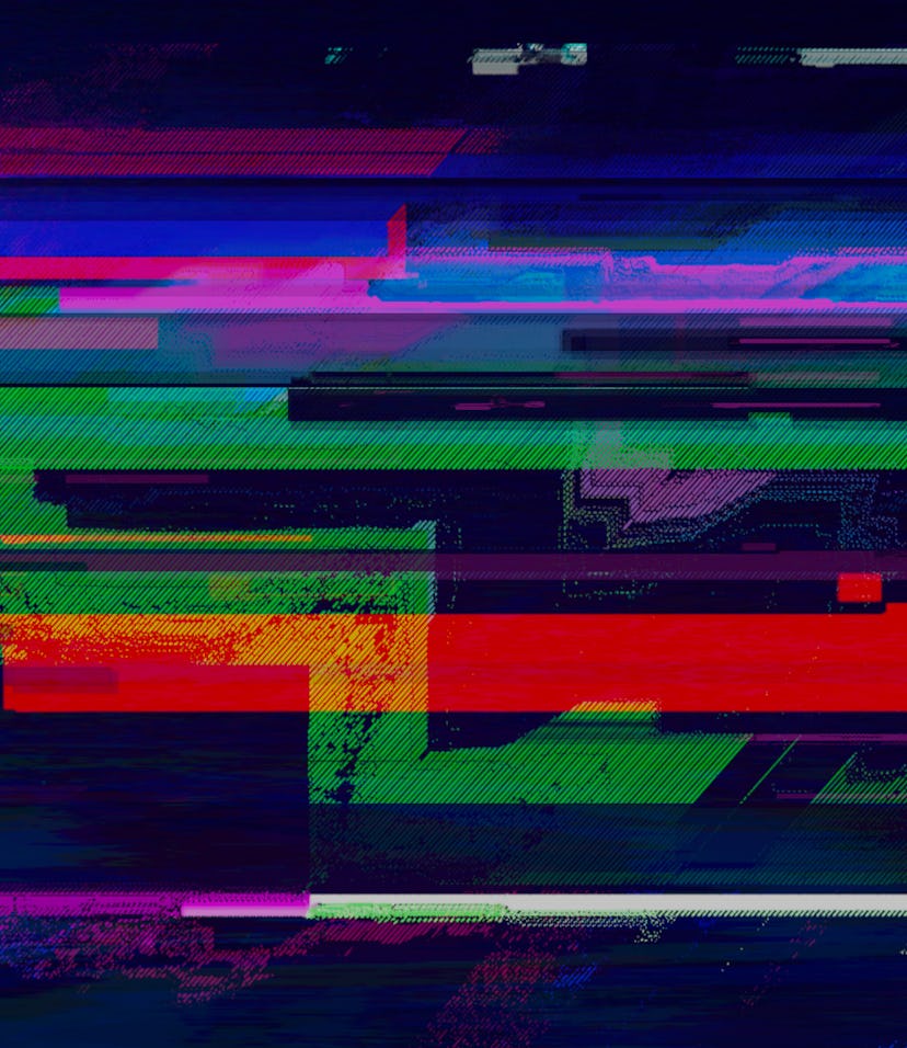 Abstract glitch background