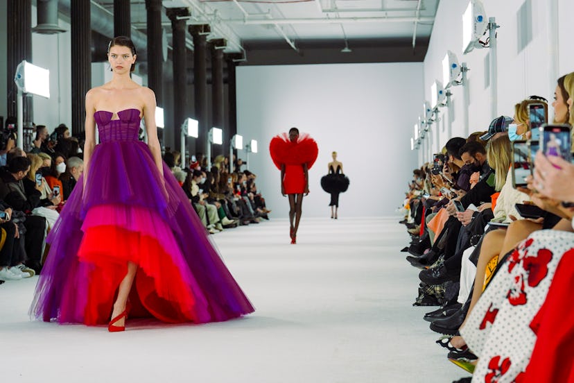 Carolina Herrera's NYFW show featured massive, stunning gowns. 