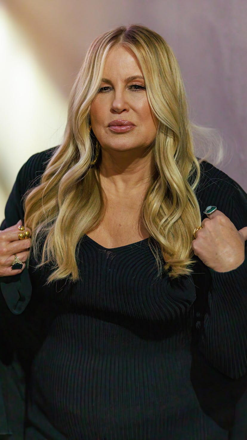 LOS ANGELES, CA - FEBRUARY 07: Jennifer Coolidge is seen on "Jimmy Kimmel Live" on February 07, 2022...