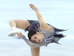 BEIJING, CHINA - FEBRUARY 15: Young You of Korea skates during the Women Single Skating Short Progra...