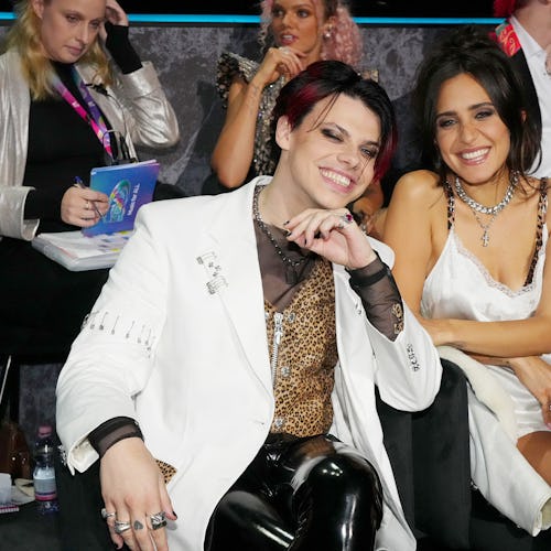 Yungblud and Jesse Jo Stark attend the MTV EMAs 2021
