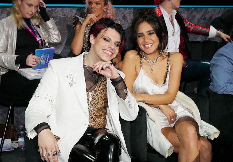 Yungblud and Jesse Jo Stark attend the MTV EMAs 2021