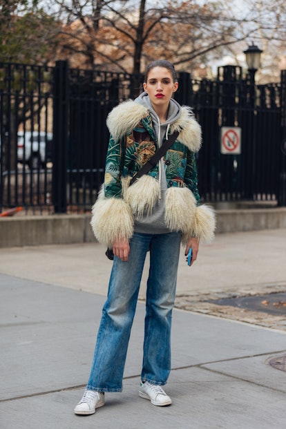 Andrea Langfeldt at NYFW Fall/Winter 2022.