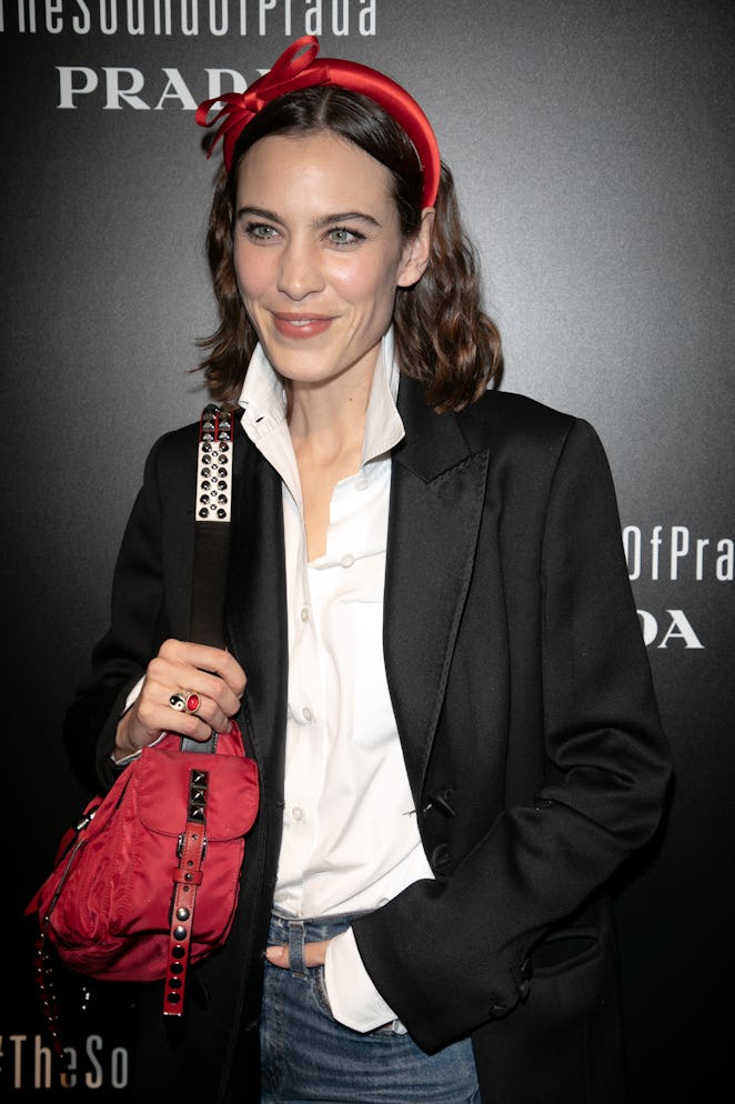 PARIS, FRANCE - MARCH 03: Alexa Chung attends the Prada Party as part of the Paris Fashion Week Wome...