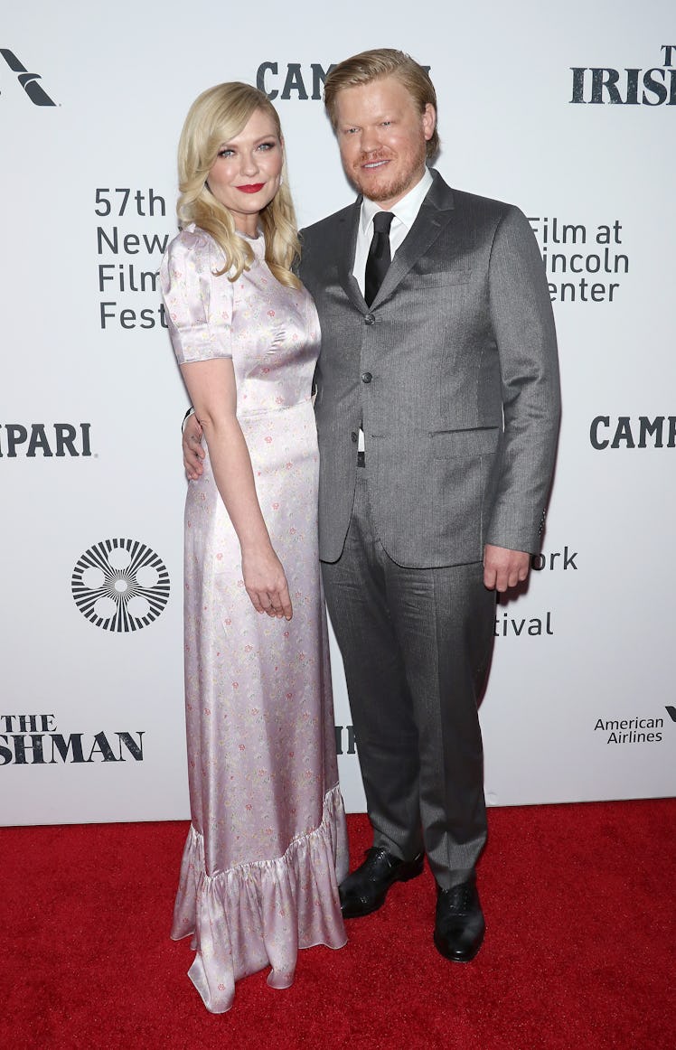 Kirsten Dunst and Jesse Plemons attend the "The Irishman" premiere