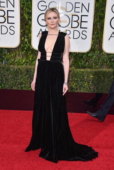 Kirsten Dunst attends the 73rd Annual Golden Globe Awards 