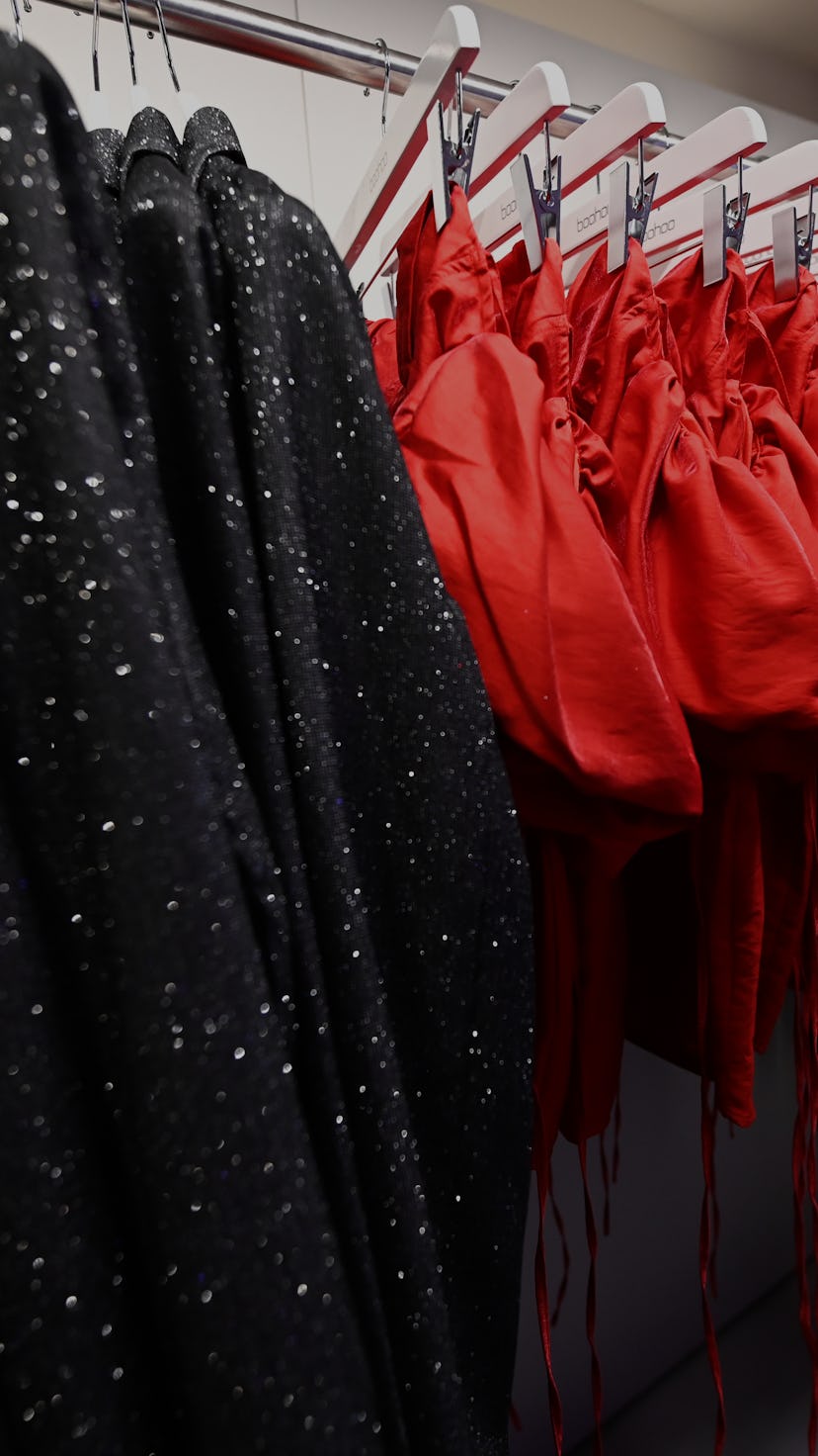 LONDON, ENGLAND - OCTOBER 19: A general view of the Boohoo face of launch party on October 19, 2021 ...