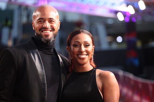 LONDON, ENGLAND - OCTOBER 15: Darren Randolph and Alexandra Burke attend the "King Richard" UK Premi...