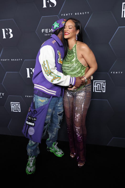Rihanna and A$AP Rocky's pregnancy body language is "spontaneous."