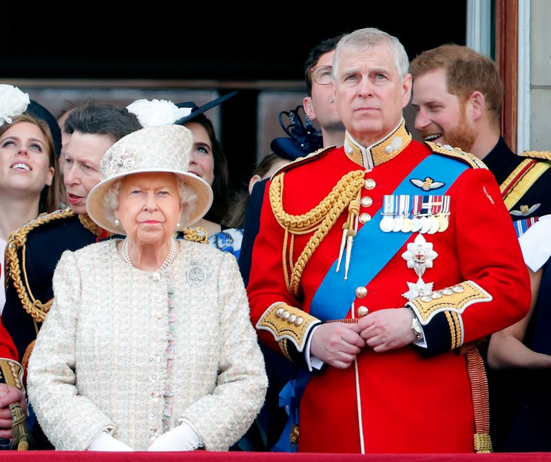 Prince Andrew and Queen Elizabeth II