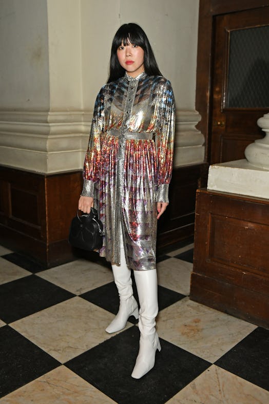 Susanna Lau aka Susie Bubble at London Fashion Week Fall/Winter 2022.