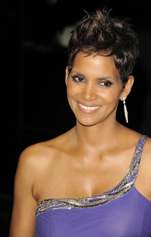 Halle Berry tousled pixie cut 