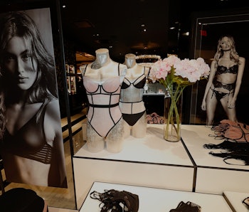 HOUSTON, TEXAS - AUGUST 08: A view of the Victoria's Secret store during Victoria's Secret debuts ne...