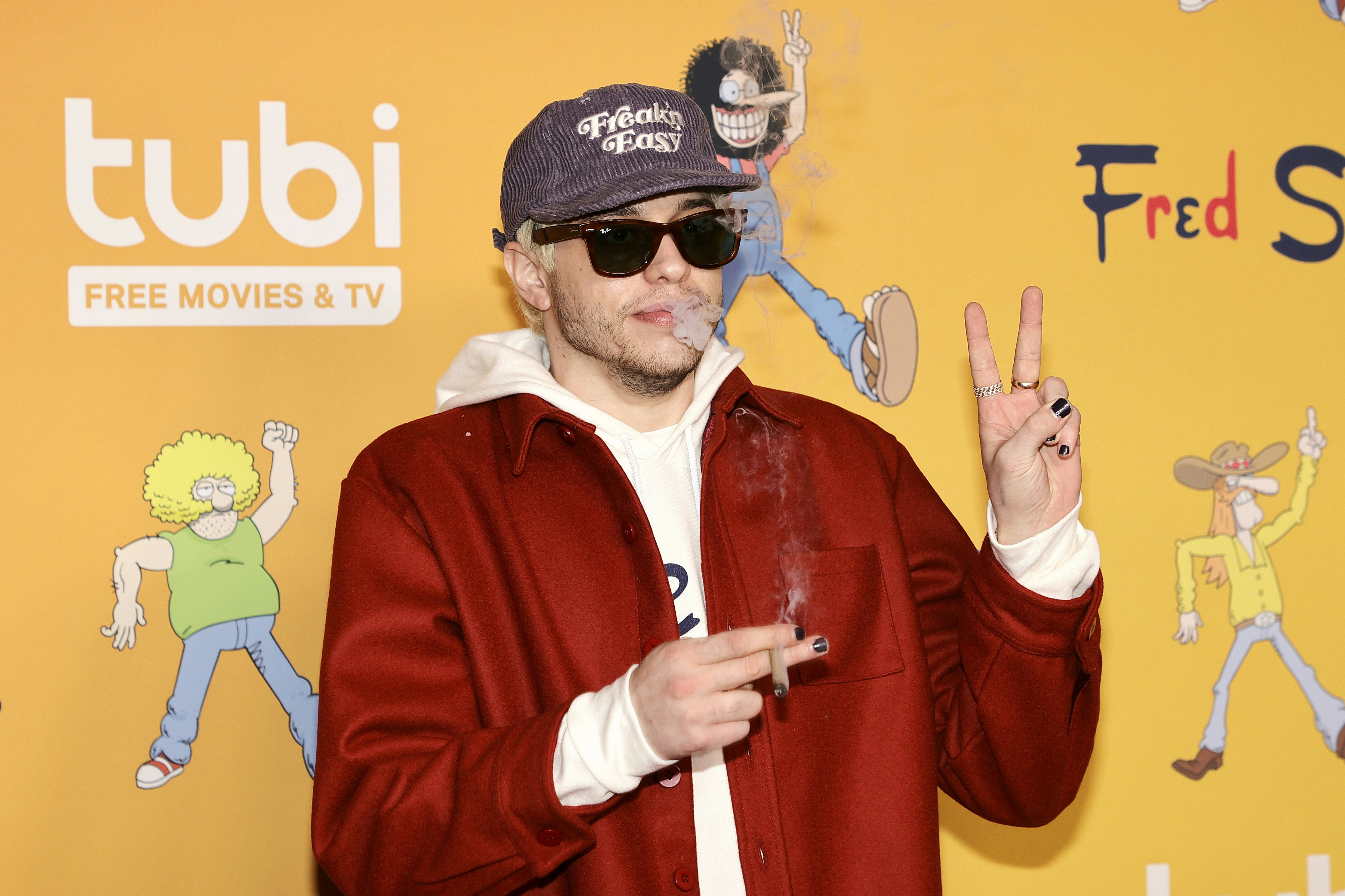 Pete Davidson in December 2021 in Los Angeles, California.