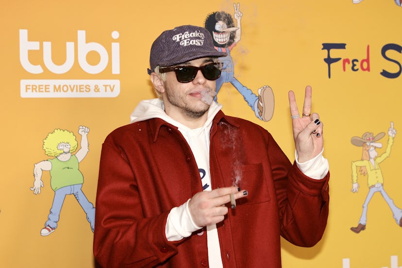 Pete Davidson in December 2021 in Los Angeles, California.