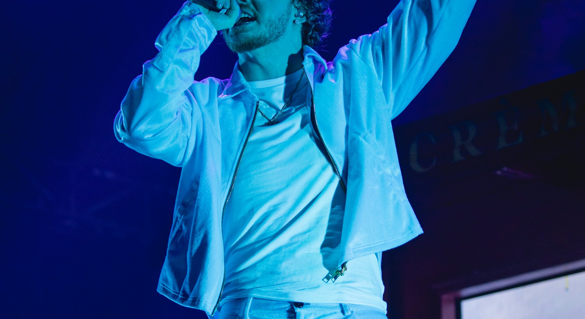 AUSTIN, TEXAS - OCTOBER 02: Rapper Jack Harlow performs onstage during weekend one, day two of Austi...