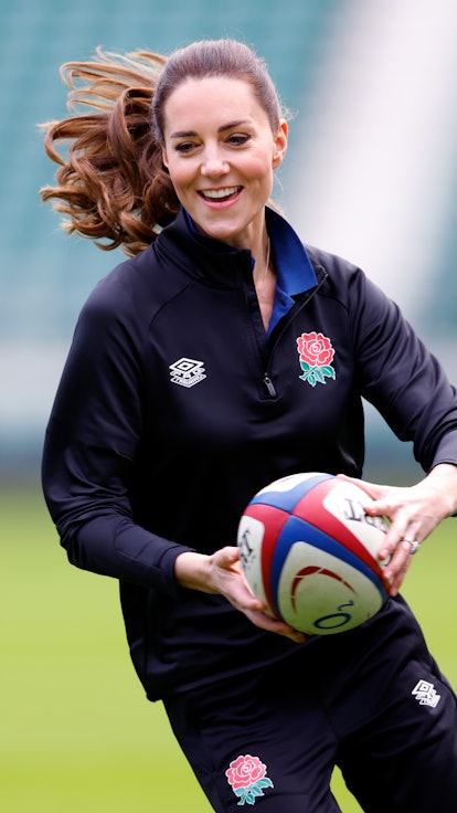 Kate Middleton was recently named a royal patron for the Rugby Football Union and Rugby Football Lea...