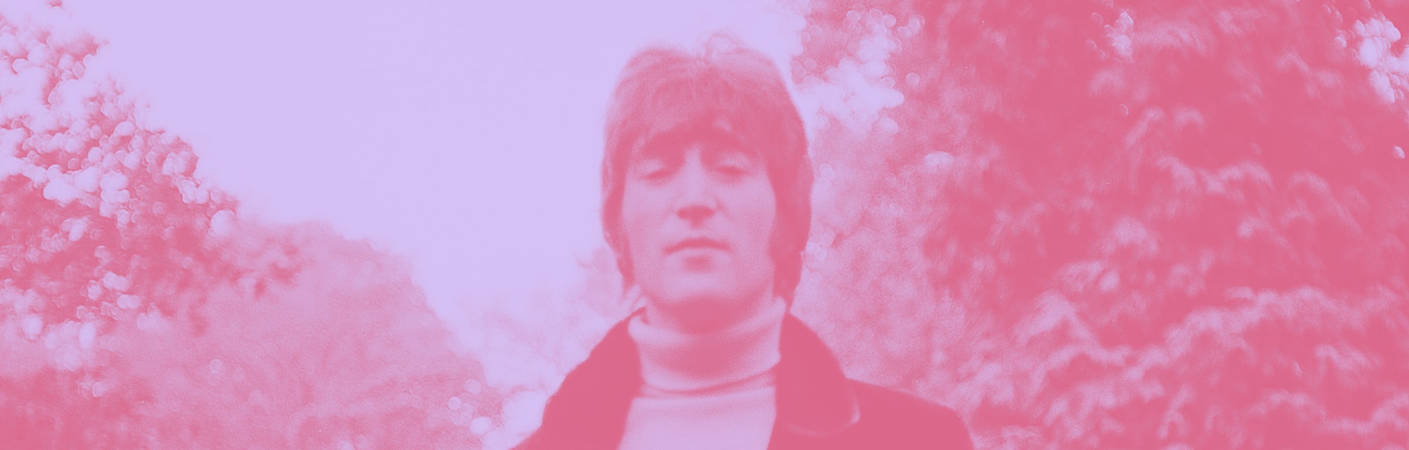 British musician and composer John Lennon at Germany, circa 1966. (Photo by Helmut Reiss/United Arch...