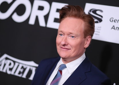 US television host Conan O'Brien arrives for the 10th Anniversary CORE Gala at the Wiltern theatre i...
