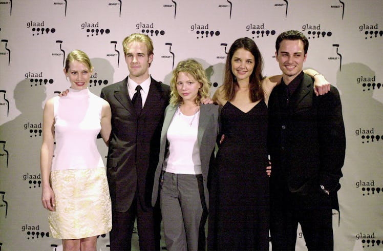 The cast of Dawson's Creek on the red carpet