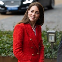 COPENHAGEN, DENMARK - FEBRUARY 22: Catherine, Duchess of Cambridge visits the Copenhagen Infant Ment...