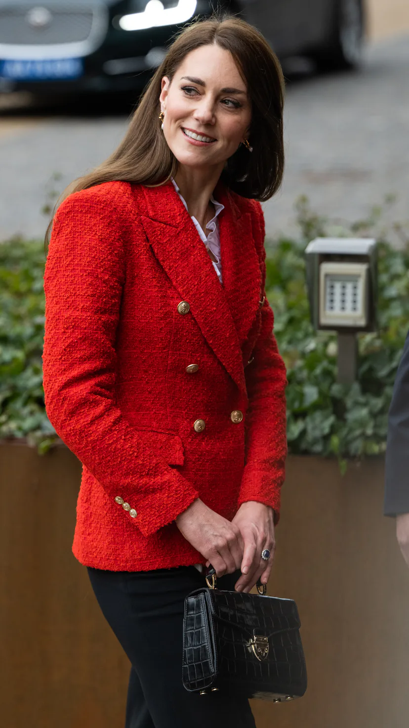 COPENHAGEN, DENMARK - FEBRUARY 22: Catherine, Duchess of Cambridge visits the Copenhagen Infant Ment...