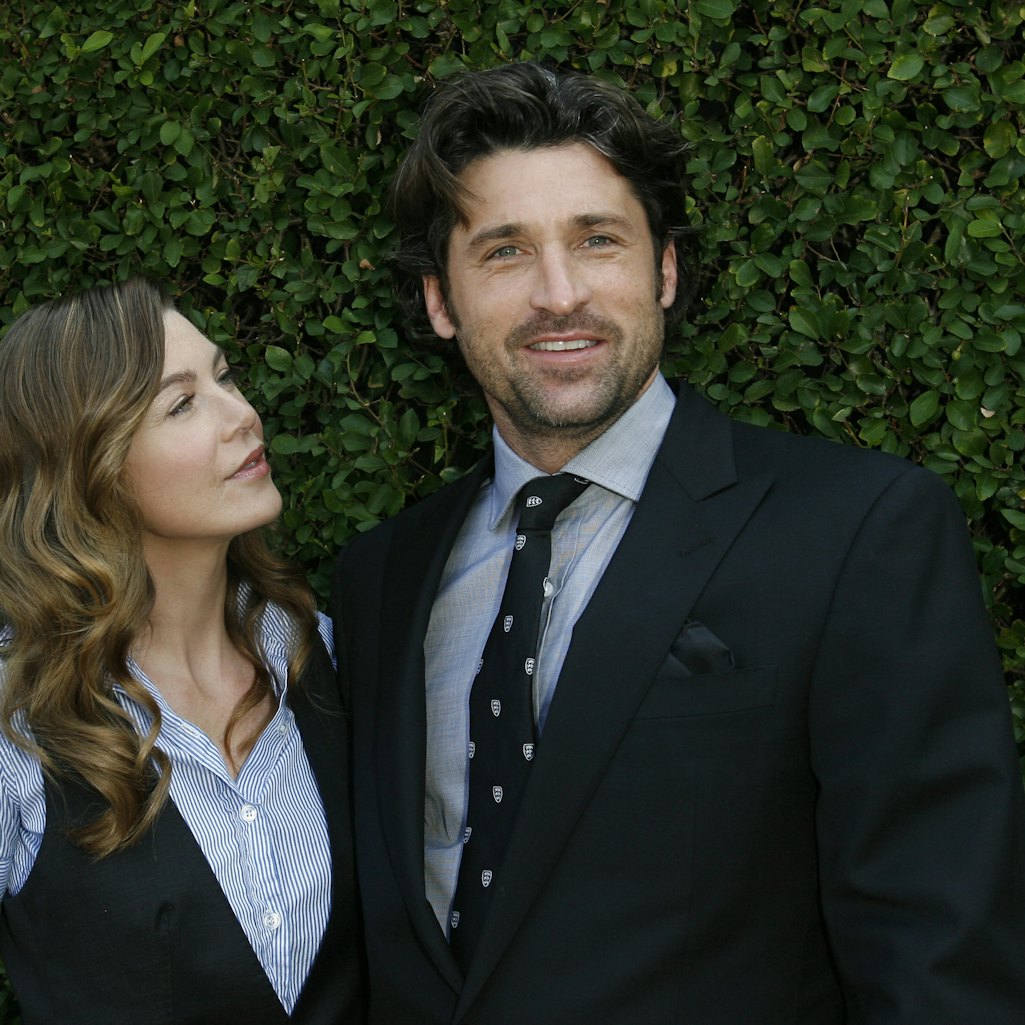 Ellen Pompeo and Patrick Dempsey starred on 'Grey's Anatomy' together beginning in 2005. Photo via G...