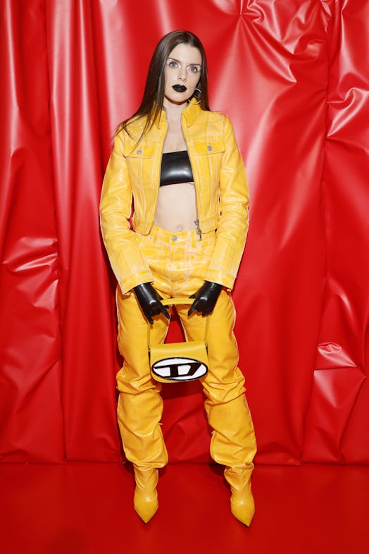Julia Fox is seen at the Diesel Fashion Show 