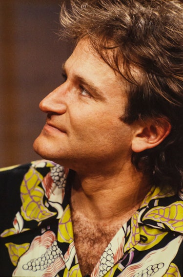 American actor and comedian Robin Williams, New York, New York, 1978. (Photo by Brownie Harris/Corbi...